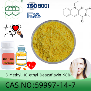 3-Metil-10-etil-Deazaflavin tozu üreticisi CAS No.: 59997-14-7 %99 saflık min.ek bileşenler için