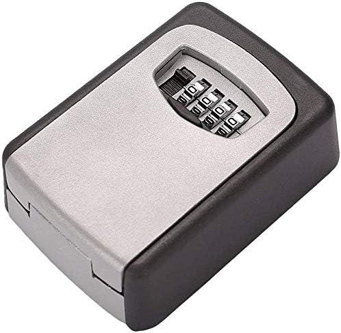 Lock Key Safe Box,Key Storage Organizer,4 Combination Key Lock Box, Keys Hook Organizer Boxes Outdoor,LKS-C (2)