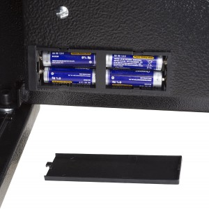 Caixa de seguridade dixital electrónica de aceiro con teclado LED e dúas chaves de emerxencia serie SEH