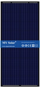 MY SOLAR P2 Poly Solar PV Panel 150w 155watt 160wp 165 Watt 170 w Perc Solar Pv Module