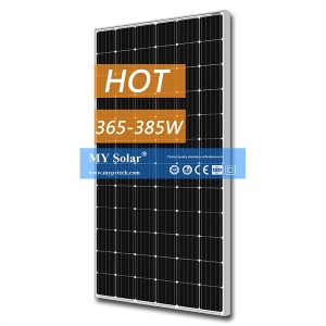 [HOT]My Solar A Grade 300W 360W 370W 380W 390W Mono Solar Panel with 25 Years Warranty