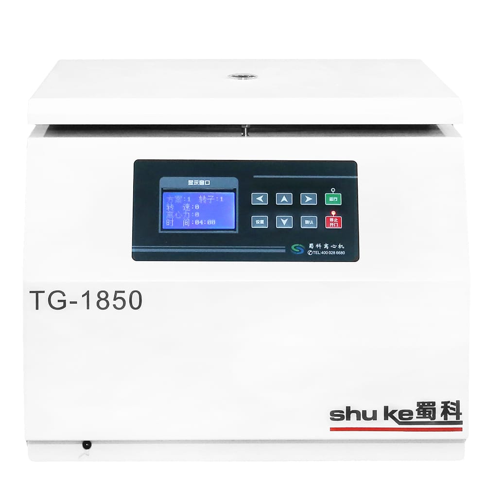 China Cheap price High Speed Centrifuge Rpm - Benchtop high speed large capacity centrifuge machine TG-1850 – Shuke