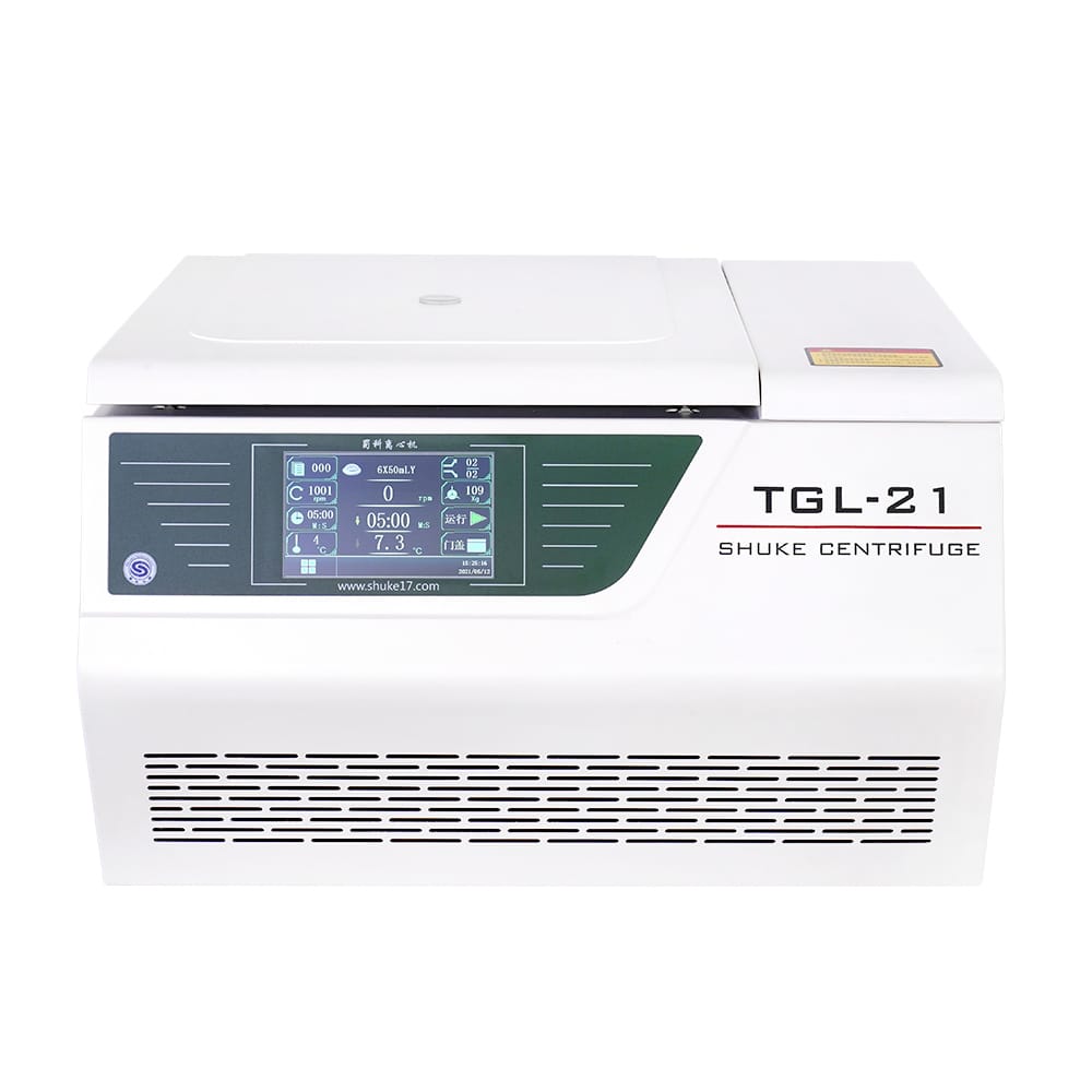 Benchtop high speed large capacity refrigerated centrifuge machine TGL-21 Featured Image