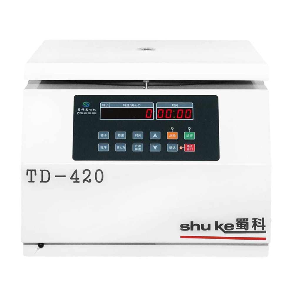 China Cheap price Blood Centrifuging – Table top low speed swing out rotor centrifuge machine TD-420 – Shuke