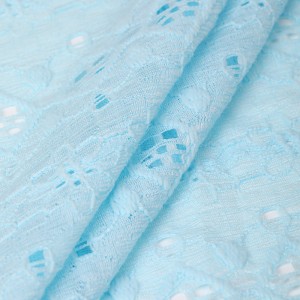 sweet design 140gsm fashion High quality flower Lace Jacquard fabric for dress