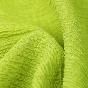 Custom fashion crepe fabric 98% polyester 2% spandex solid warp knitted fabric for dress and blouse