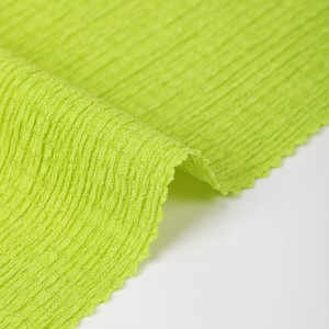 Custom fashion crepe fabric 98% polyester 2% spandex solid warp knitted fabric for dress and blouse