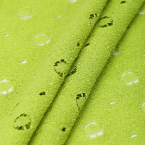 New design floral polyester spandex warp knitting jacquard fabric for clothing