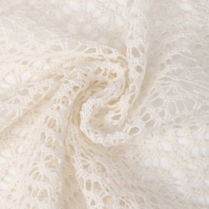 New design 85% polyester 15% cotton warp knitting jacquard fabric for women’s fashion