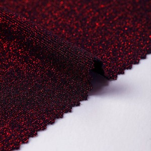 hot sale nylon spandex lurex yarn dyed sparkling single jersey nylon lurex knitted fabric