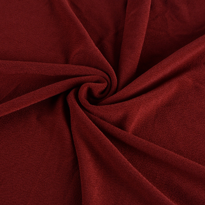 95% Polyester 5% Elastane Microfiber Material Stretch Moss Crepe Knit Fabric