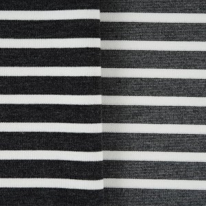 300GSM 69% Poly 27% Viscose 4% Spandex Yarn-Dyed Ponte De Roma Fabric