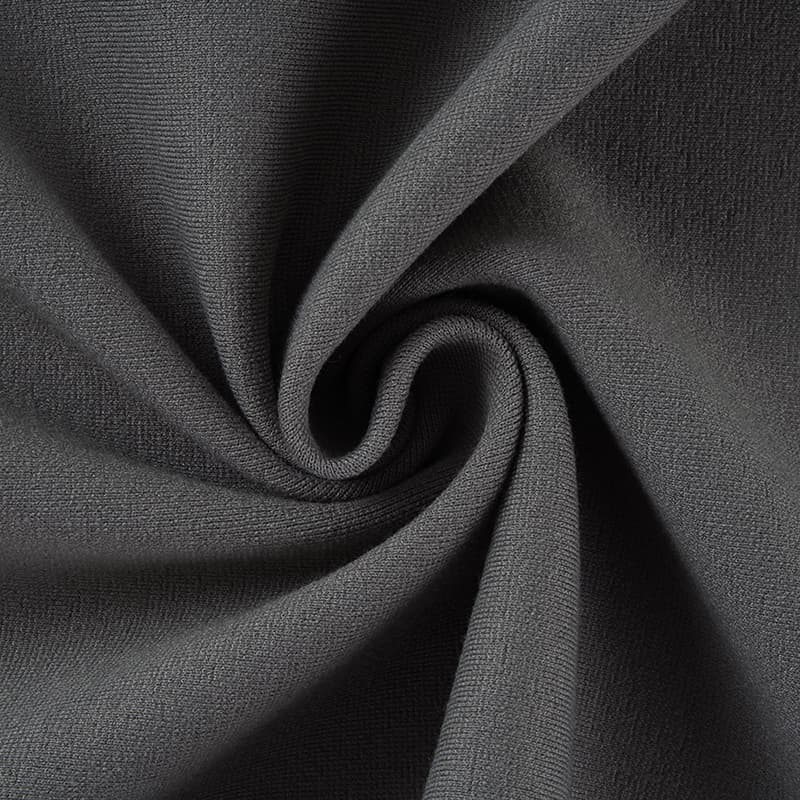 360GSM 68% Rayon 27% Poly 5% Spandex Plain Dyed N/R Ponte De Roma Fabric Featured Image