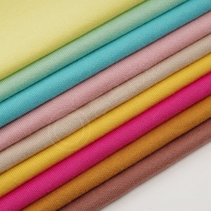 Plain Dyed 320gsm Cotton French Terry Hoodies Fabric For Sweater And Sportswear