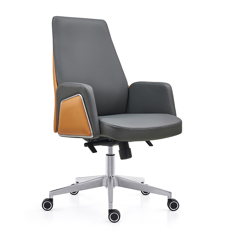 Double Layer Plywood Computer Chair, PU Leather Office Chair, Executive Desk Chair