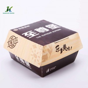 Sustainable Custom Printed Packaging Burger Boxes