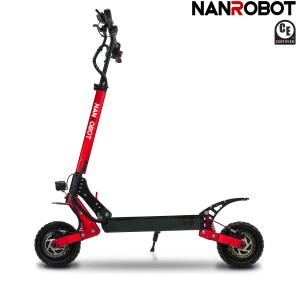 ODM Wholesale Electric Scooter Factory –  NANROBOT D4+3.0 ELECTRIC SCOOTER 10″-2000W-52V 23.4AH – Nanrobot
