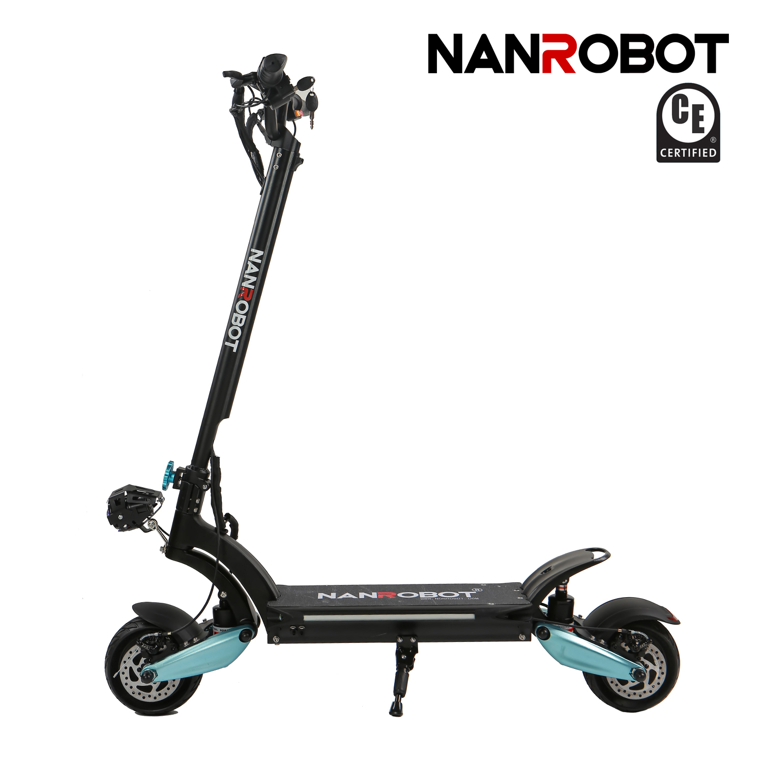 ODM Electric Riding Scooters Service –  NANROBOT LIGHTNING ELECTRIC SCOOTER -1600W-48V 18Ah – Nanrobot