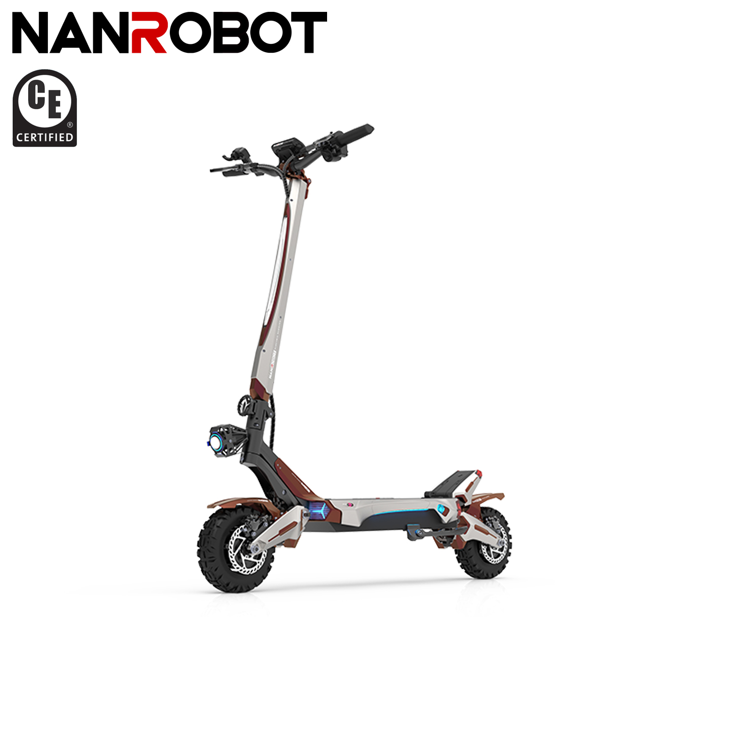 ODM Econelo Dtr Elektroroller Manufacturers –  NANROBOT N6 ELECTRIC SCOOTER 10”-2000W-52V 26Ah – Nanrobot detail pictures