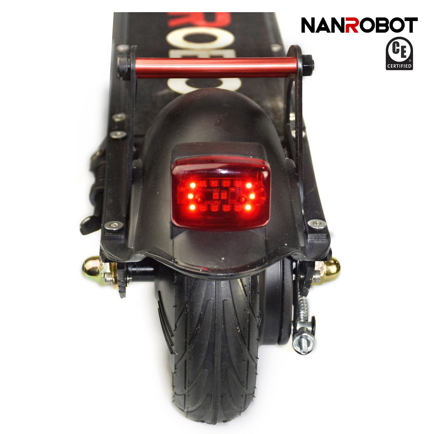 China OEM Motos Electricas Supplier –  NANROBOT X4 ELECTRIC SCOOTER -500W-48V 10.4A – Nanrobot detail pictures