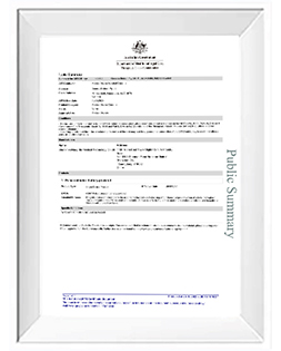 Australian Certificate