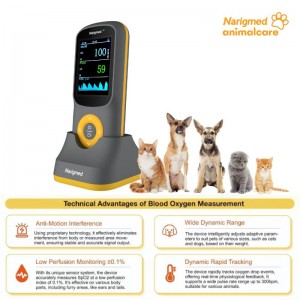 Narigmed 휴대용 산소 포화도 측정기-VET