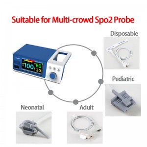 适用于新生儿 SpO2\PR\RR\PI 的床边 SpO2 患者监护系统