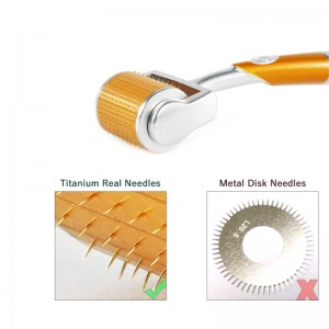 ZGTS 192 Derma Roller Skin Care Tool 2.5mm for Anti-Aging Wrinkles Scars Stretch Marks and Cellulite Treatment