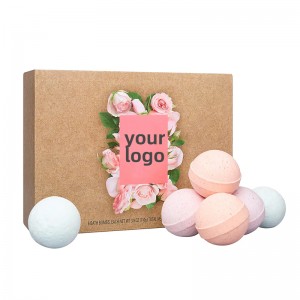 100% natural ingredients wholesale Love Beauty and Planet Bath Bombs Gift Set Gift