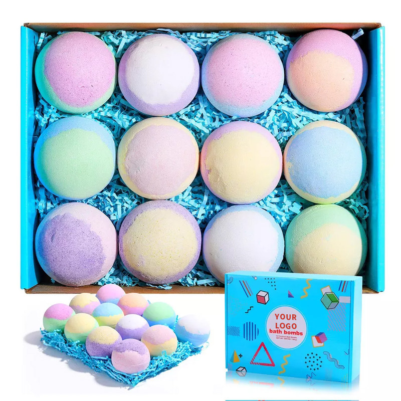 China Cheap price Making Bath Bombs Diy - OEM Bulk Bath Bomb Kit Includes 40 Paraben Free & Sulfate Free 2.5 oz Spa Bath Balls – YULIN