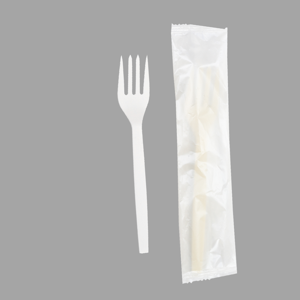 Quanhua SY-03-FO-I, 6.75″/171mm(± 2 mm) PSM fork, CornStarch eating utensils Featured Image