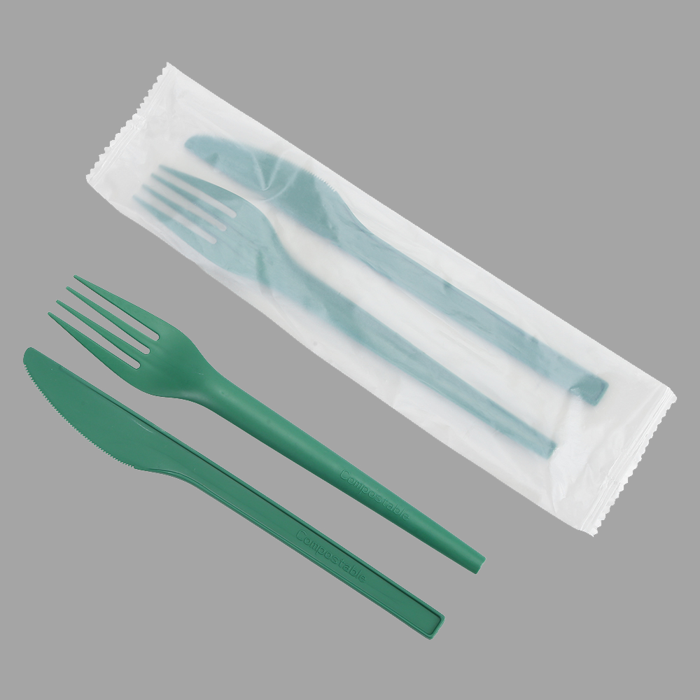 Quanhua SY-16KN, 6.7inch/171mm CPLA knife, Biodegradable&Compostable eating utensils
