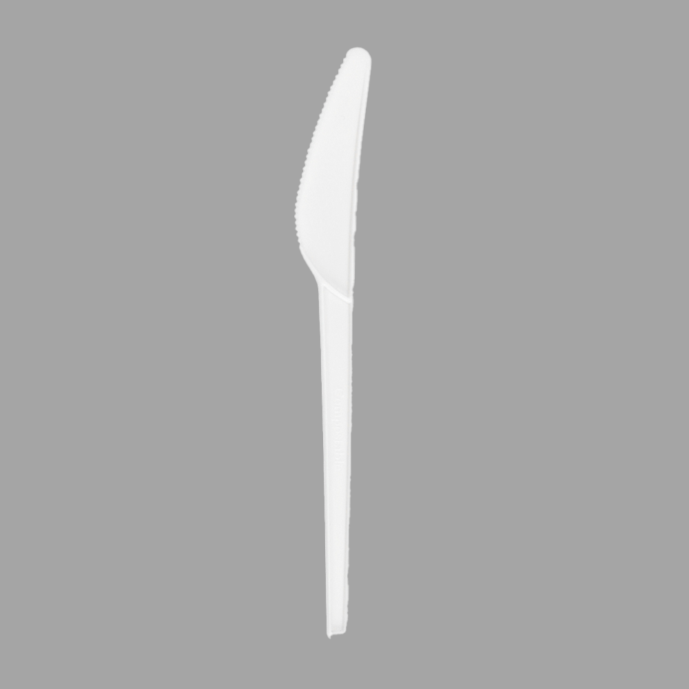 SY-003 6inch/152mm white CPLA Customized spoon in bulk package