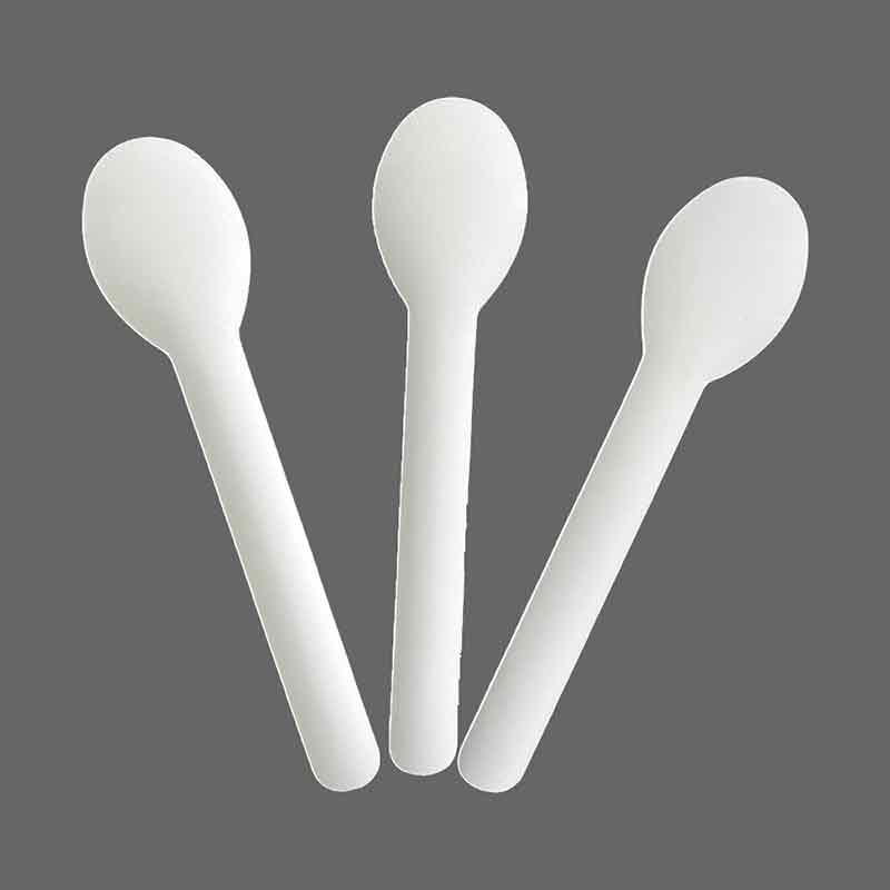 Quanhua Individually Wrapped SY-FB-6SP-I, 6.2inch/158mm Eco-friendly Paper Spoon