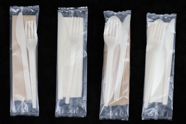 What's the material of your Bio bag? Why don't use the same material as your CPLA cutlery?