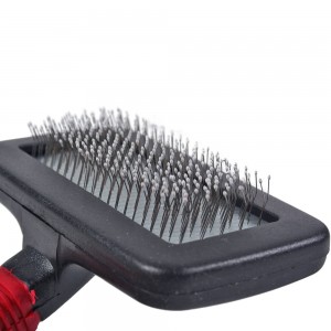 Pet Products Dog Comb Massage Handle Steel Comb Two Piece Pet Beauty Comb