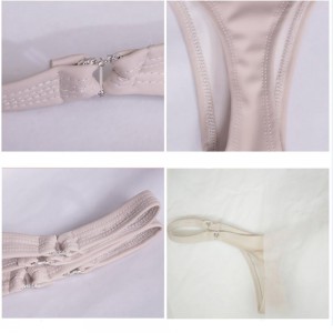 Spandex latex underwear women’s small fashion low waist peach gum peach heart briefs    Description