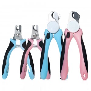 Dog Nail Clipper Pet Nail Clipper Large Dog Small Dog Nail Knife Stainless Steel Head Pet Supplies
