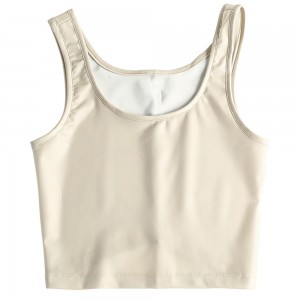 Women’s camisole latex spandex fitness vest