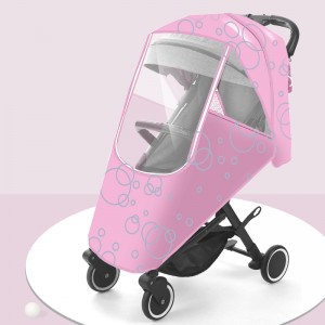 Baby Carriage Rain Cover Children’s Car Wind Shield Baby Cart Umbrella Car Anti haze Cart Protective Cover Raincoat Universal