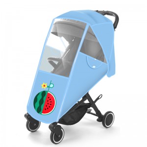 Baby Carriage Rain Cover Children’s Car Wind Shield Baby Cart Car Anti Haze Cart Protective Cover Raincoat Universal