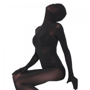 Sexy Seamless High Elastic Body See-through Ice silk All-inclusive One-piece Tights