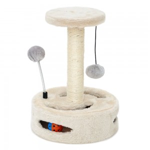 Cat Simple Small One Cat Climbing Frame Sisal Cat Toy Creative Mini Cat Scratching Post Pet Products Four Seasons