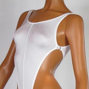 Sexy female high slit T crotch triangle back one-piece custom bikini one-piece swimsuit