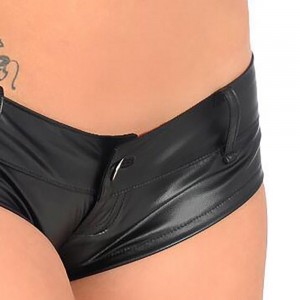 Sexy briefs low waist fashion PU leather briefs