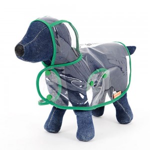 Factory best selling China OEM Waterproof PU Pet Dog Rain Coat Poncho Rainwear Raincoat
