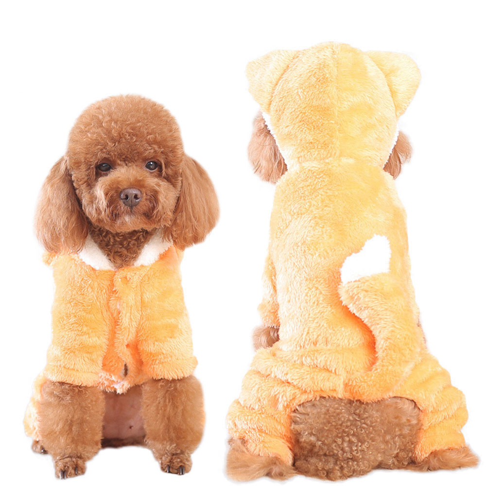 Hot Selling for Pet Urine Pads - Dog clothes Teddy Pomeranian plush cartoon transformation four-legged clothes Pomeranian puppy autumn and winter clothes pet warm clothes T – MiaSein