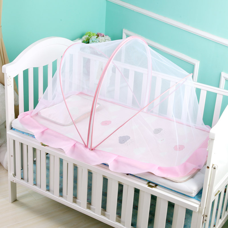 Fast delivery Baby Carriage Rain Cover Cartoon -  Baby Mosquito Net Foldable Baby Bed Net Newborn Baby Bed Mosquito Net Mosquito Proof Cover Yurt Portable – MiaSein