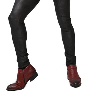 High Quality China Classical Style PU Leather pants