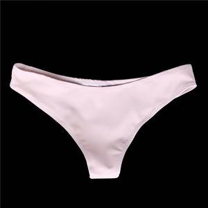 MEISE European and American Cross-border Spandex Latex Coat Low Waist Panties Sexy Narrow Crotch Bright Patent Leather Briefs